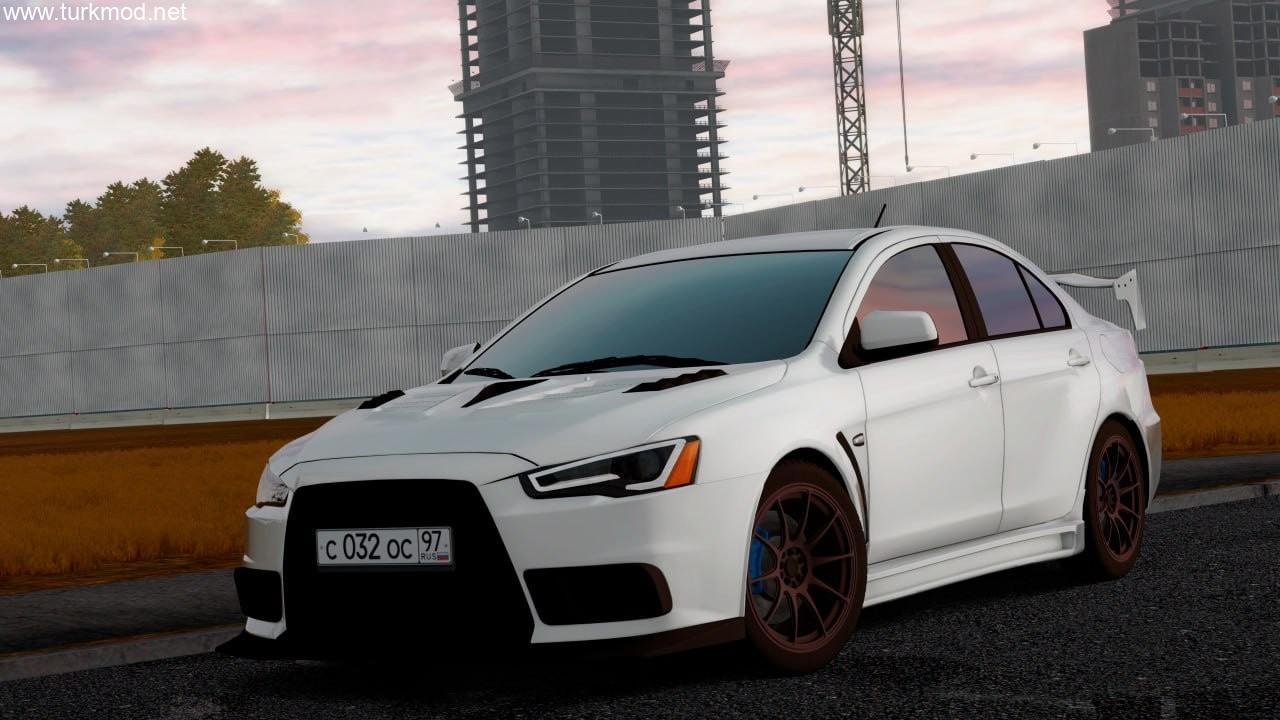 City Car Driving Mitsubishi Lancer X Araba Modu kapak görseli