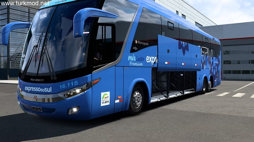 ETS 2 - Bus G7 MIX LEITO VOLVO 6×2 Premium Otobüs Modu (1.55)