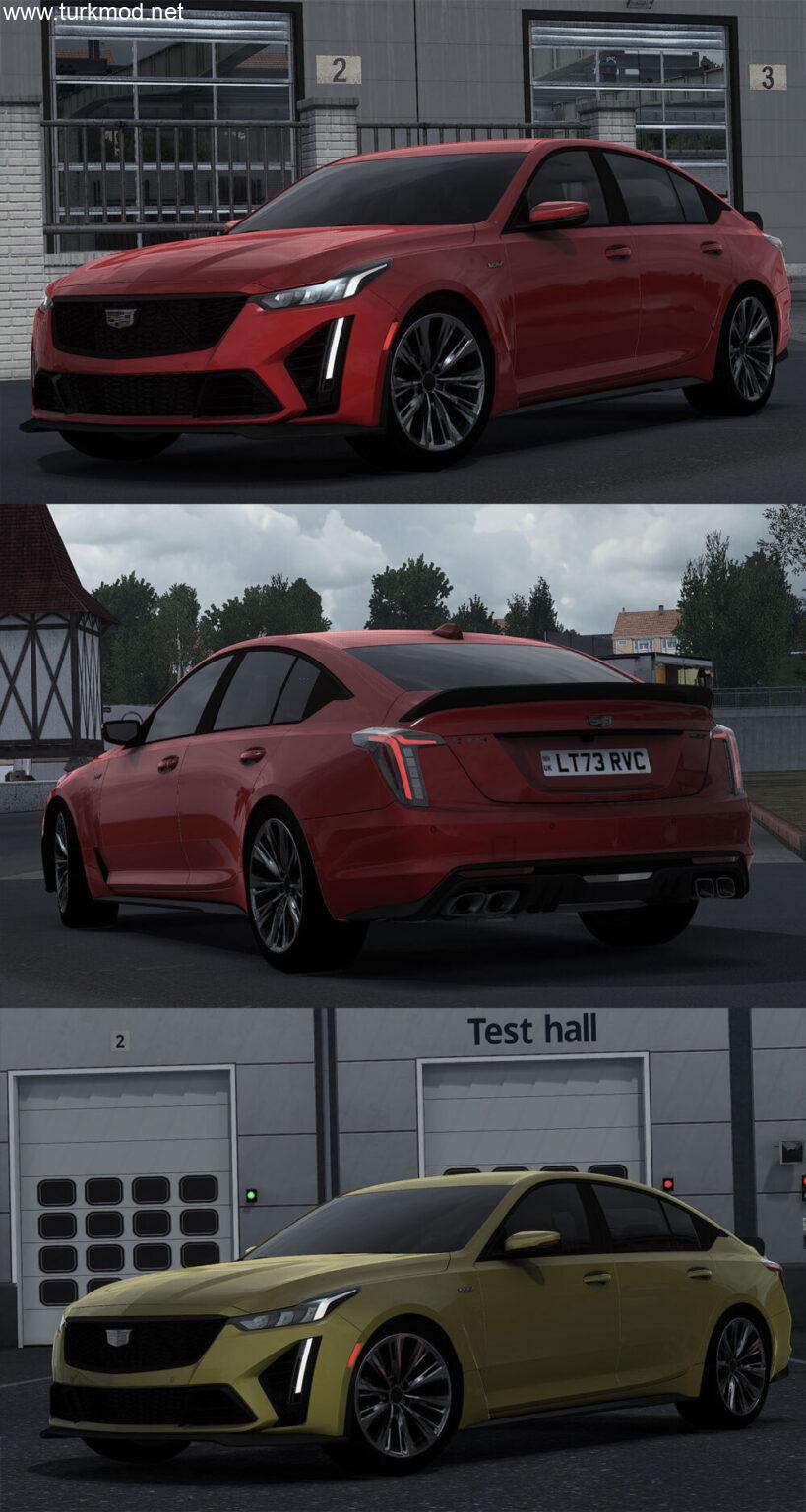 ETS 2 - Cadillac CT5-V Black Wing 2022 Araba Modu (1.55)