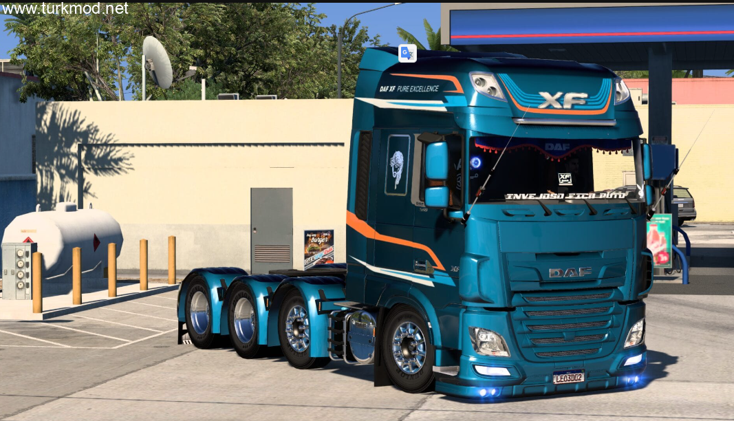 ETS 2 - Daf XF Euro 6 by Leo Gamer Çekici Modu (1.55)