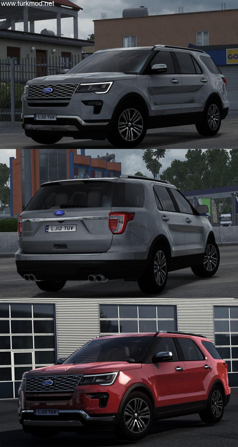 ETS 2 - Ford Explorer Platinum 2019 Araba Modu (1.55)