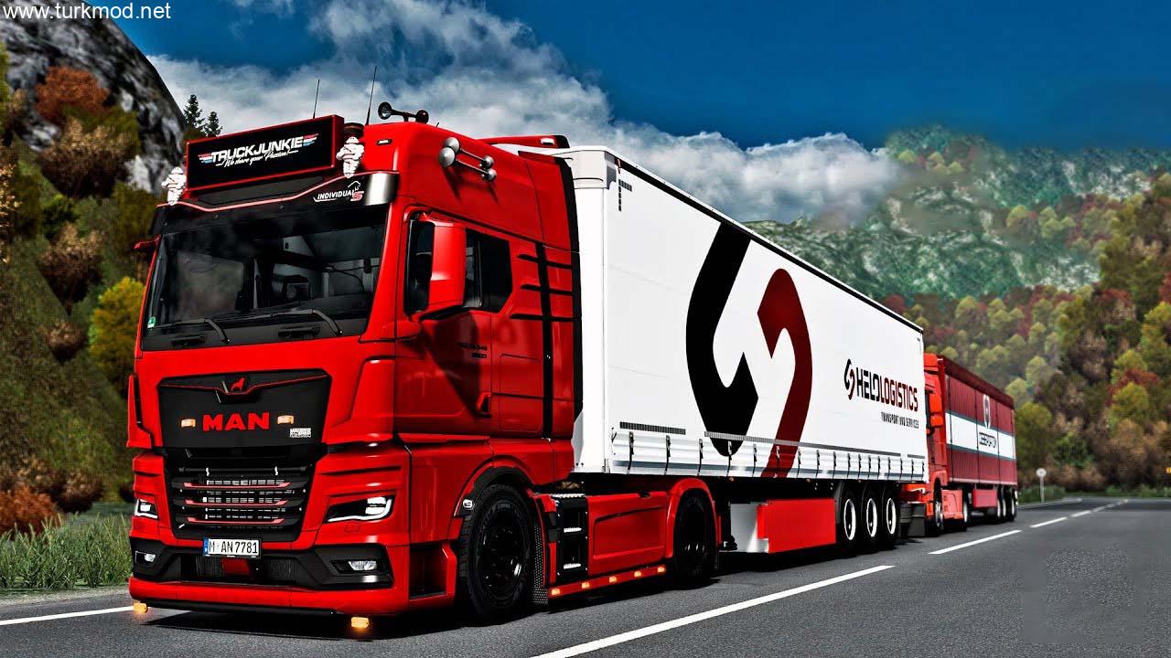 ETS 2 - MAN TG3 2020 by Gloover Çekici Modu (1.55)