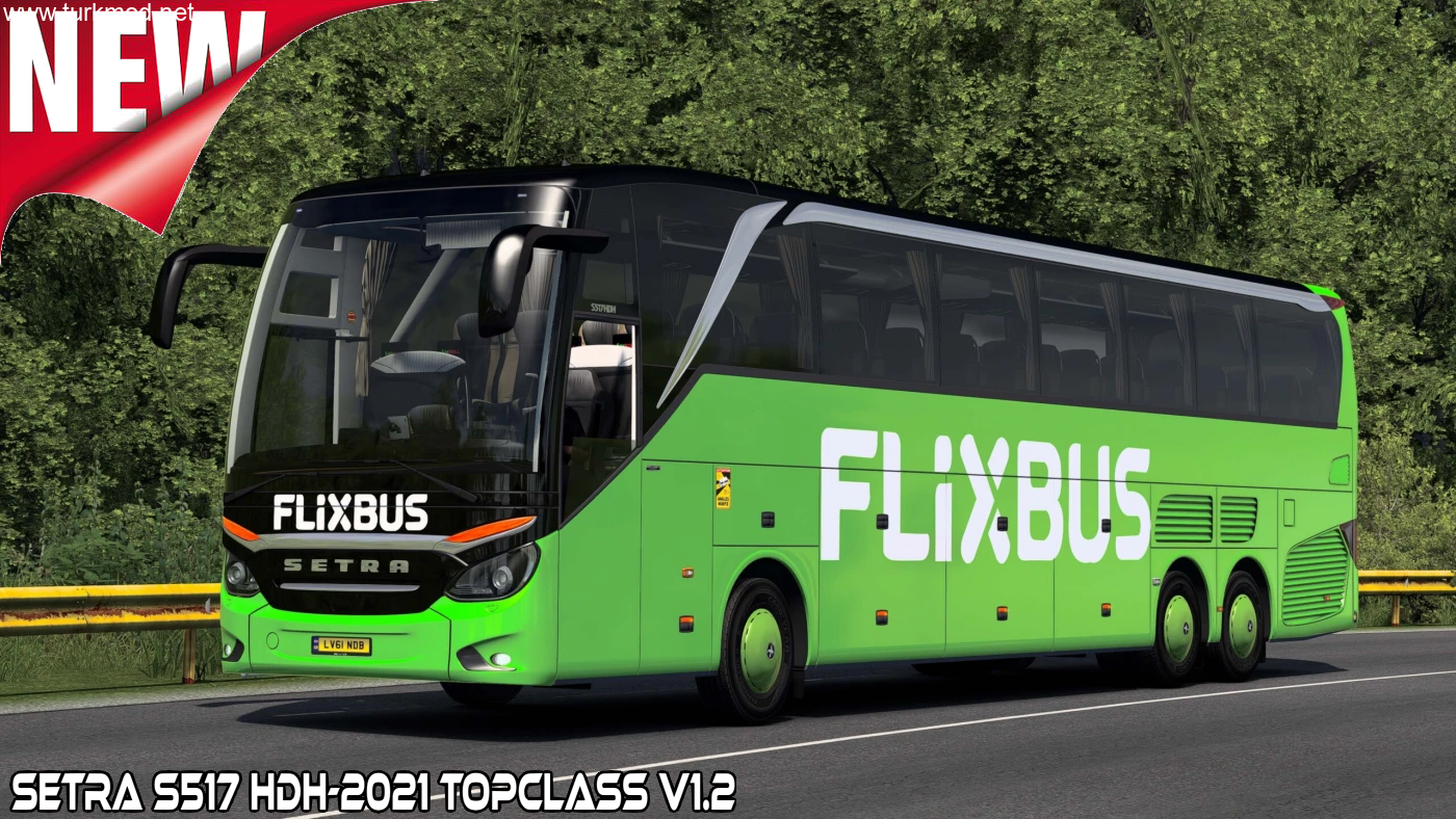 ETS 2 - New Setra s517 HDH-2021 Topclass Otobüs Modu (1.55)