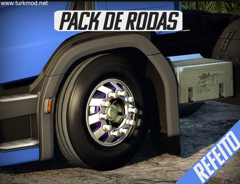 ETS 2 - PACK DE RODAS SHOP PISC Jant / Lastik Modu (1.55)