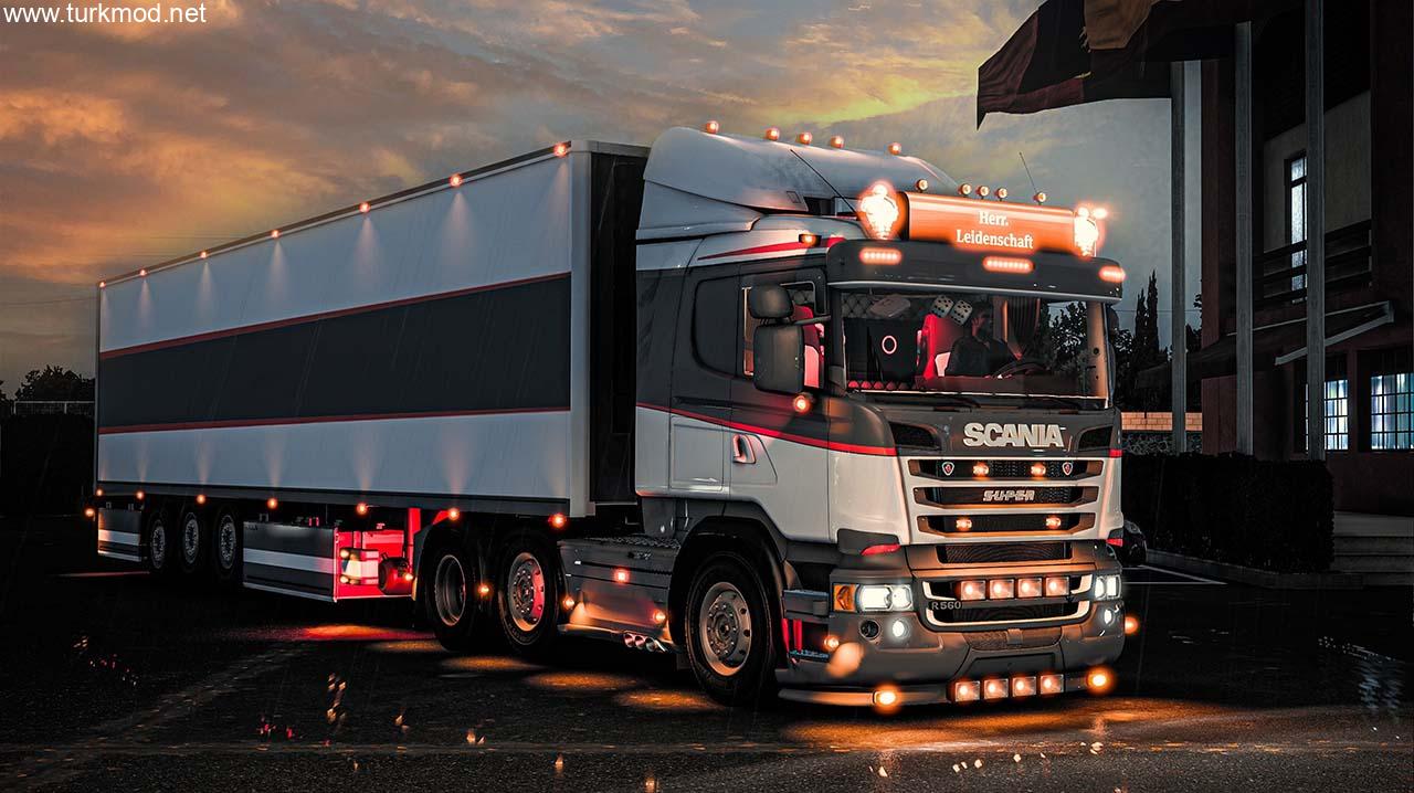 ETS 2 - Scania R560 Çekici + Dorse Modu (1.55)