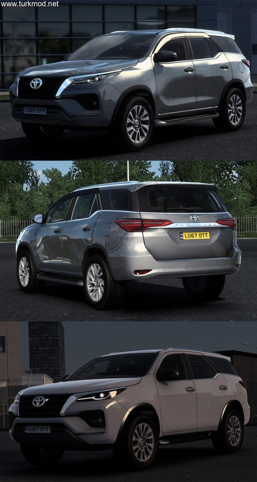 ETS 2 - Toyota Fortuner AN160 Araba Modu (1.55)