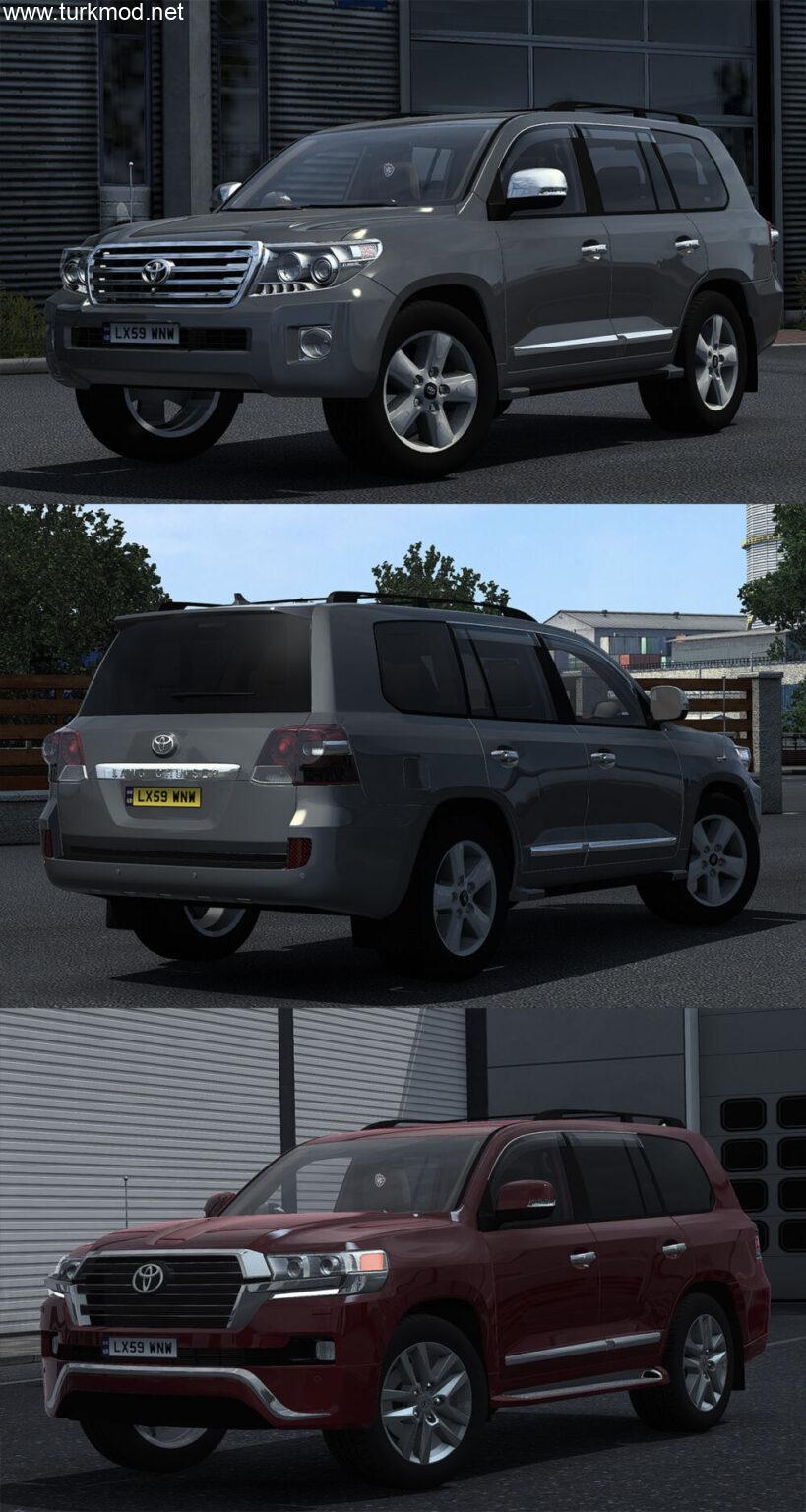 ETS 2 - Toyota Land Cruiser 200 2012 Araba Modu (1.55)