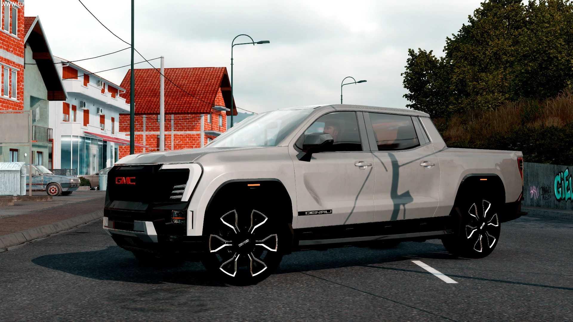 ETS2 - 2025 GMC Sierra EV Araba Modu (1.55)