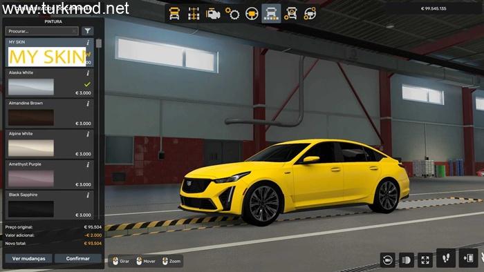 ETS2 - Cadillac CT5-V Black Wing 2022 Skin (1.55)