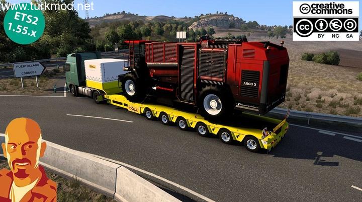 ETS2 - Doll-Siemens Özel Taşıma Dorse Modu (1.55)