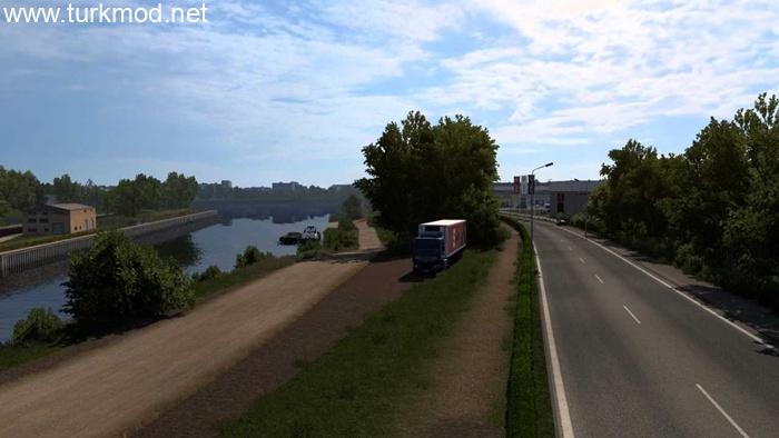 ETS2 - Düzenlenmiş Duisburg Calais Yolu (1.55)