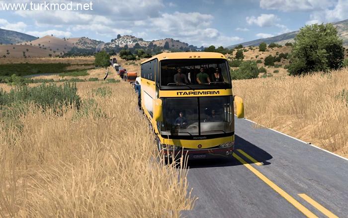 ETS2 - Marcopolo G6 1800 DD 8x2 Bus Otobüs Modu (1.55)