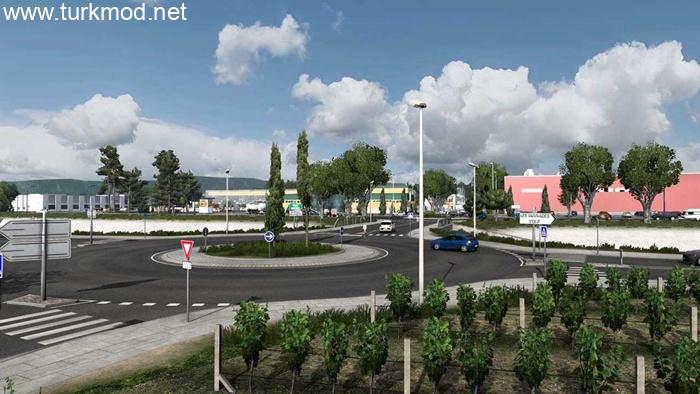 ETS2 - Sud de France Harita Modu (1.55)