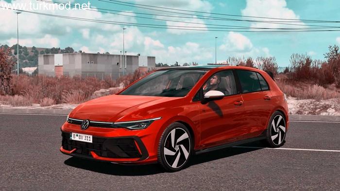 ETS2 - Volkswagen Golf R8.5 2023 Araba Modu (1.55)