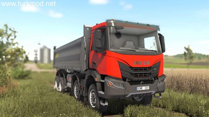 FS25 - Iveco X-Way 8X8 Meiller Kipper Kamyon Modu
