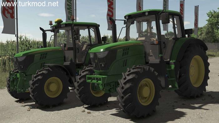 FS25 - John Deere 6110M Series Traktör Modu
