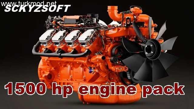 ETS2 - 1500 HP Motor Gücü Tüm Çekiciler İçin (1.56)