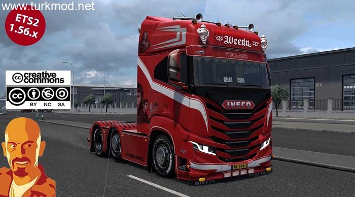 ETS2 - Iveco S-Way Weeda Transport Çekici Modu (1.56)
