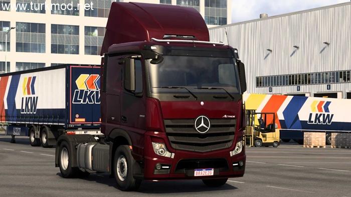 ETS2 - Mercedes Benz Actros Euro 6 Çekici Modu (1.55)