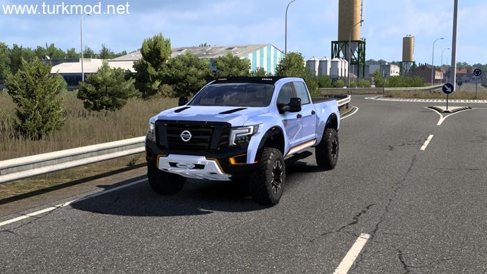 ETS2 – Nissan Titan Warrior 2017 Araba Modu (1.55)