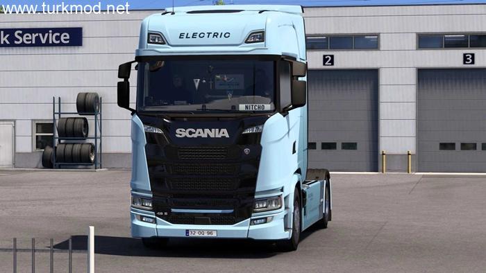 ETS2 - Scania S BEV Çekici Modu (1.56) kapak görseli