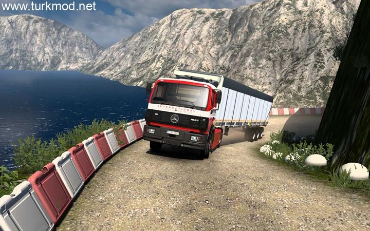 ETS2 - Yeni Aşırı Tehlikeli Yollar Harita Modu (1.56)