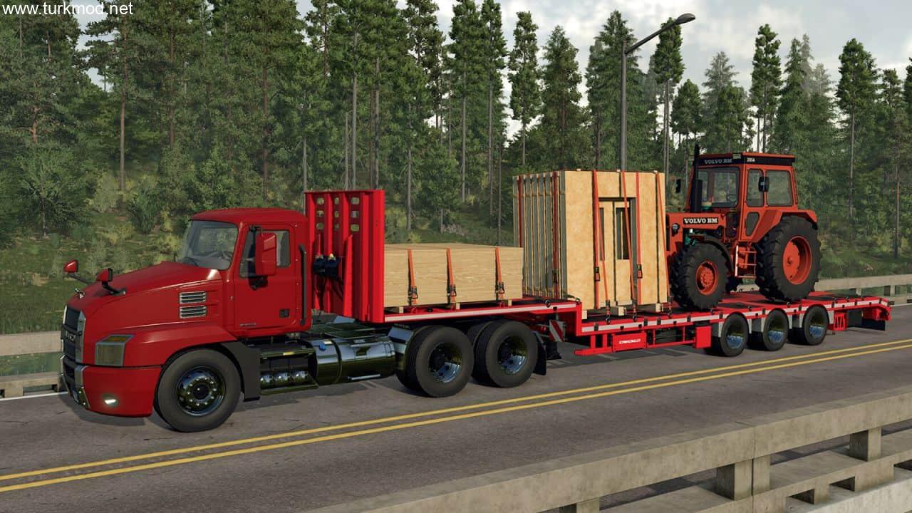 FS25 - Schwarzmuller Semi Lowloader 3A Dorse Modu