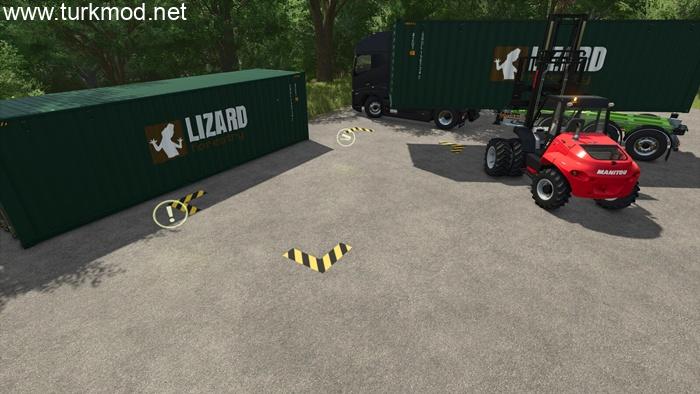 FS25 - Yerleştirilebilir Ahşap Konteyner Satış İstasyonu