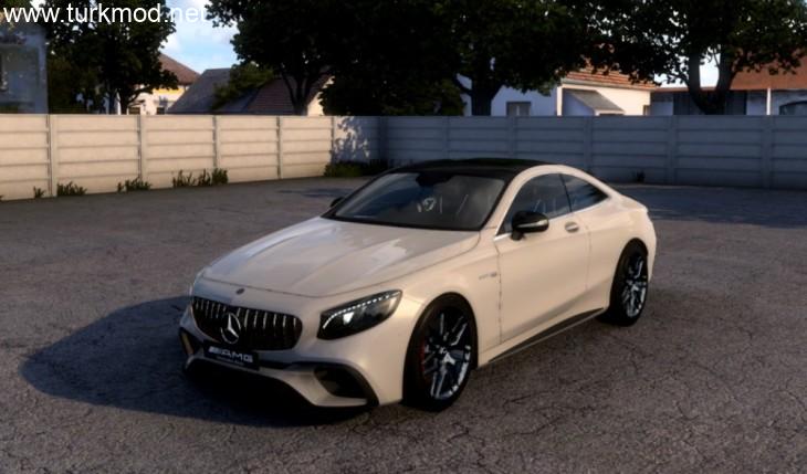 ETS2 - 2021 Mercedes-Benz AMG S63 Coupe Araba Modu (1.56)