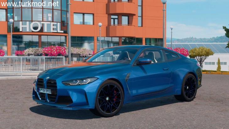 ETS2 - 2022 BMW M4 G82 Competition Araba Modu (1.56)