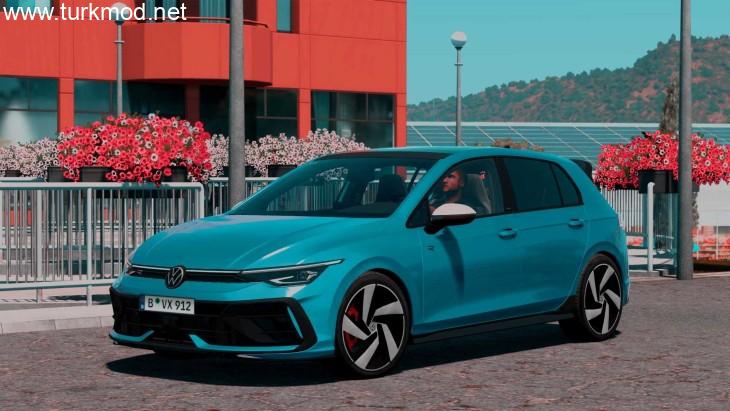 ETS2 - 2023 Volkswagen Golf R8.5 Araba Modu (1.56)