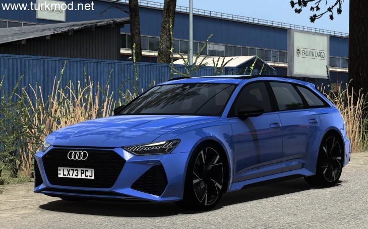ETS2 - Audi RS6 Avant C8 2020 Araba Modu (1.56)