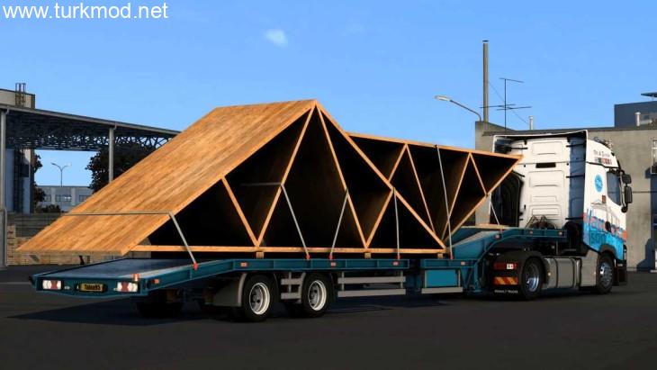 ETS2 - Avrupa Karavan Taşıma Dorse Modu (1.56)
