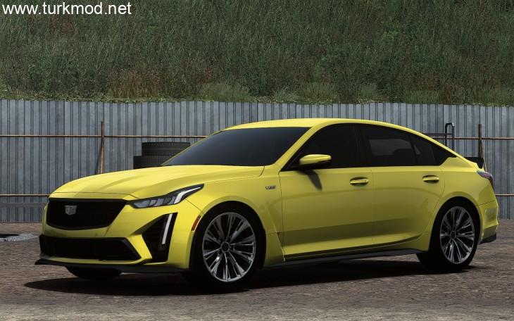 ETS2 - Cadillac CT5-V Black Wing 2022 Araba Modu (1.56)