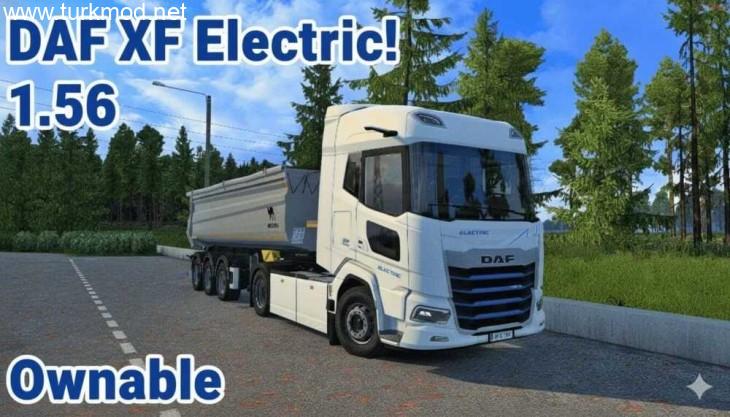 ETS2 - DAF XF Elektrikli Çekici Modu (1.56)