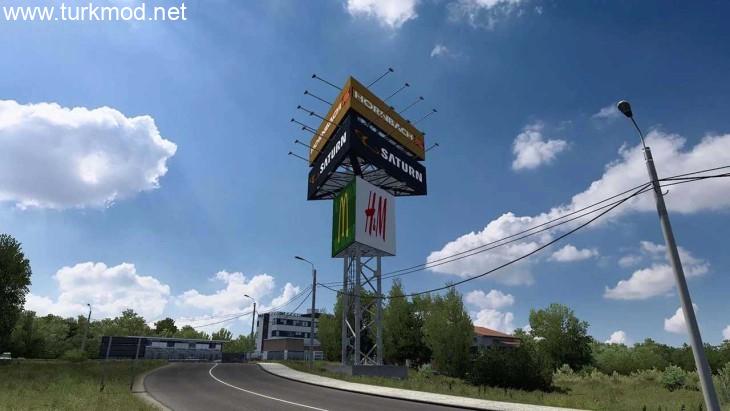 ETS2 - Gerçek Şirketler, Benzin İstasyonları Modu (1.56)