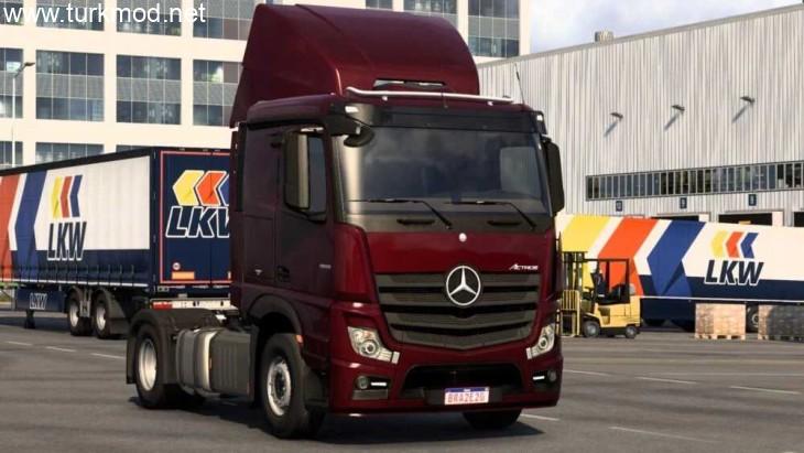 ETS2 - Mercedes Benz Actros Euro 6 Çekici Modu (1.56) kapak görseli
