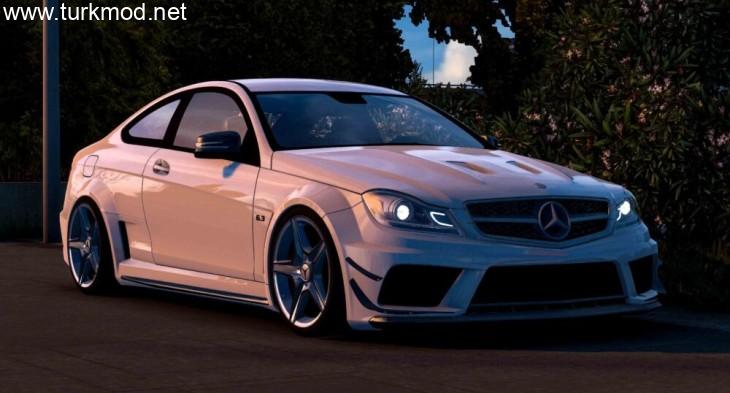 ETS2 - Mercedes-Benz C63 AMG Couple Araba Modu (1.56)