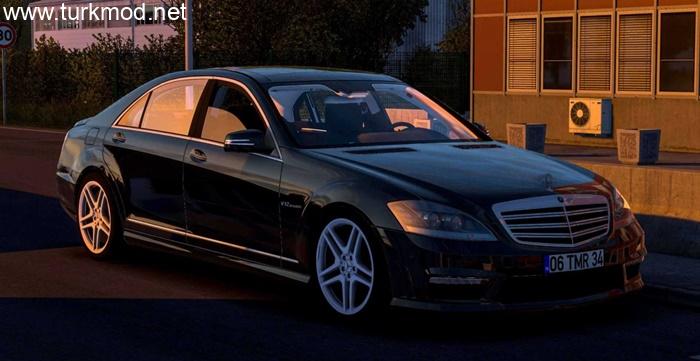 ETS2 - Mercedes Benz S65 Amg W221 Araba Modu (1.56)