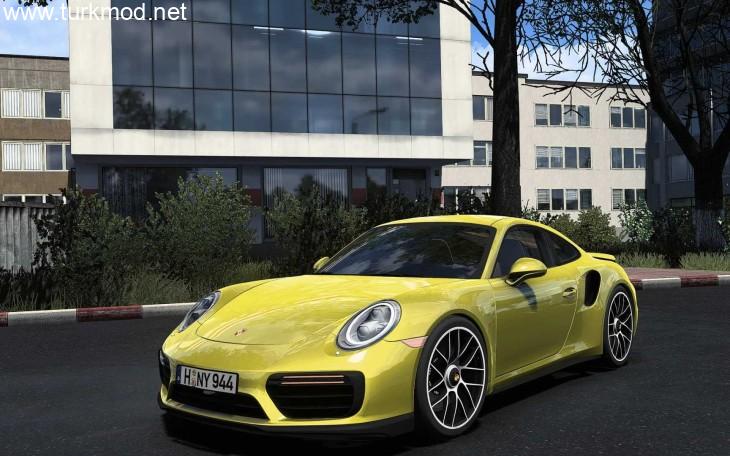 ETS2 - Porsche 991.2 911 Turbo S 2016 Araba Modu (1.56)