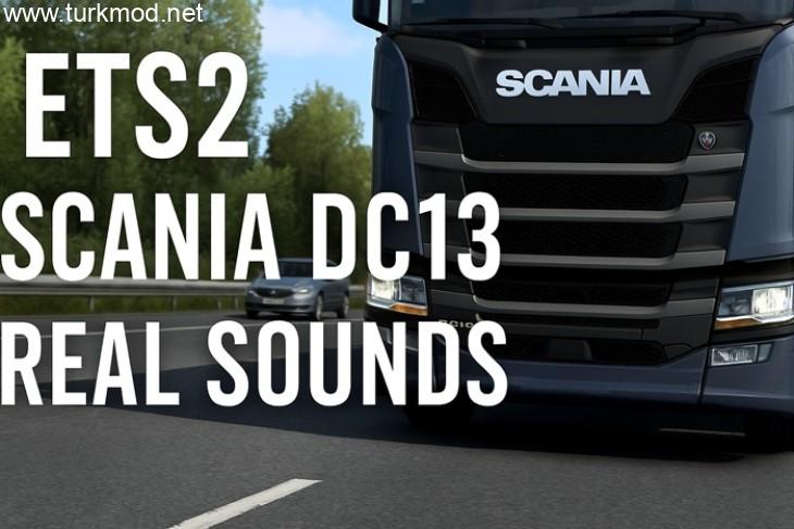 ETS2 - Scania Dc13 Gerçekçi Ses Modu (1.56)