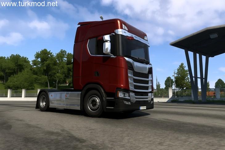 ETS2 - Scania S & R Next Gen Krom Aksesuarları Modu (1.56)