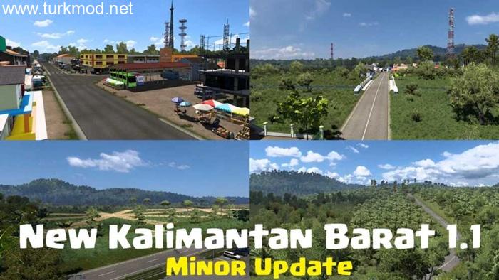 ETS2 - Yeni Batı Kalimantan Haritası (1.56)