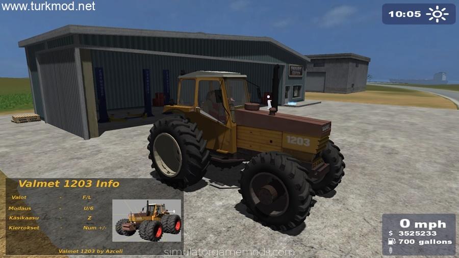 FS2009 – Valmet 1203 Traktör Modu kapak görseli
