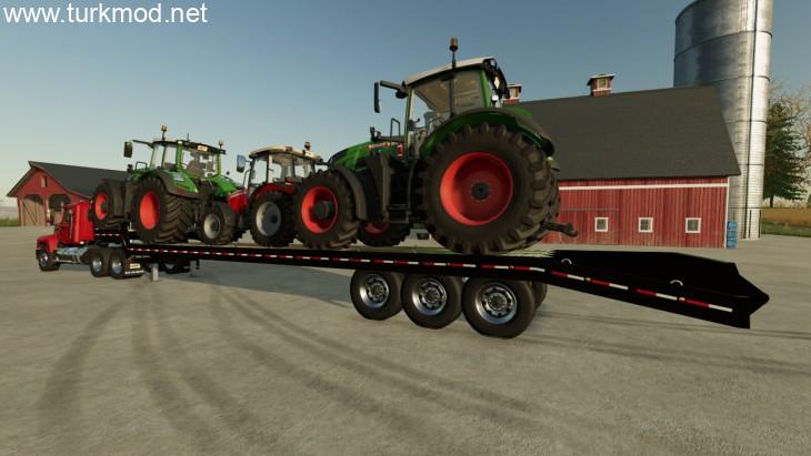 FS25 - Açılır Güverte Römork - Otomatik Yüklemeli Balya Römork Modu