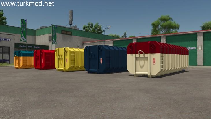 FS25 - Emme Ekskavatör Sistemi için Konteyner