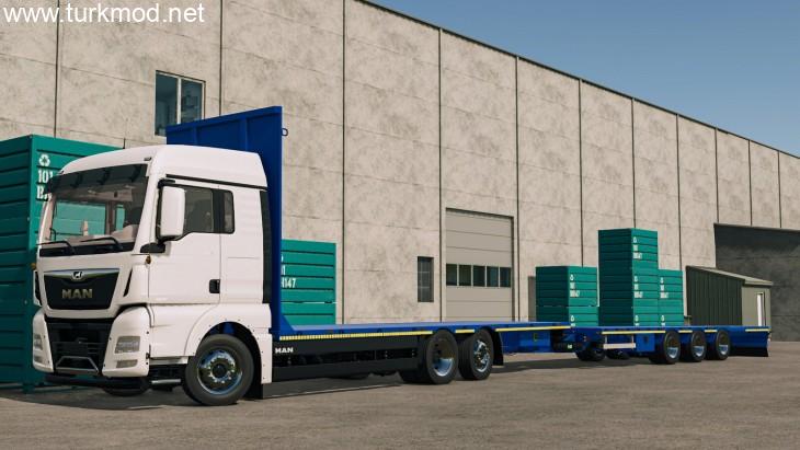 FS25 - MAN TGX 6x2 Balya Taşıma Çekici Modu