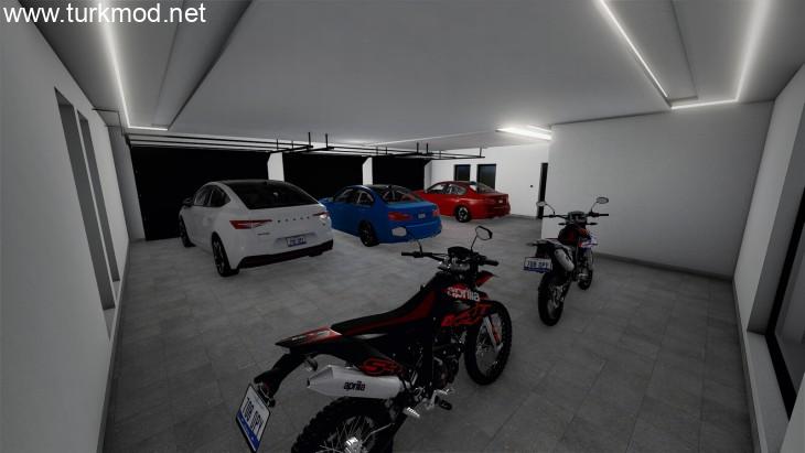 FS25 - Modern Araba Garajı