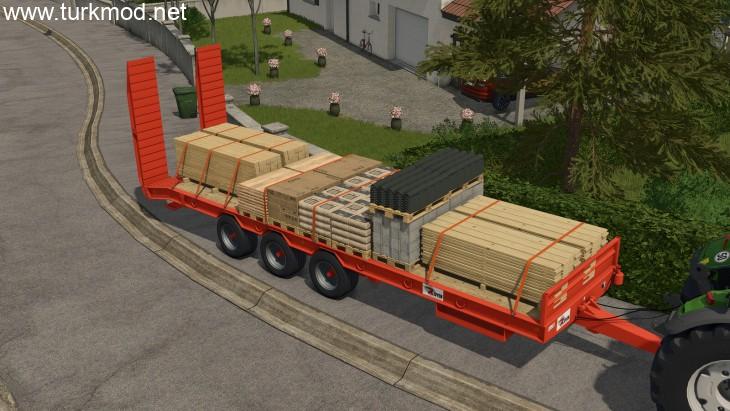 FS25 - Royer PE32 Açık Kasa Düz Dorse Modu
