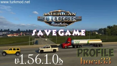 ATS - Hazır Save Dosyası (1.56) (DLC Gerektirmez) - modu